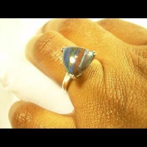 Gemstone Ring 7 Women Sterling Silver Jewelry